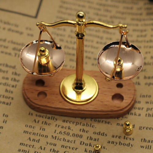 Mini Vintage Balance Scales Ornament Miniature Accessories Justice Scale Model - Bild 1 von 7