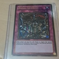 Yu-Gi-Oh! TCG Konami Royal Oppression Gold Series 4 Limited Trap GLD4-EN047