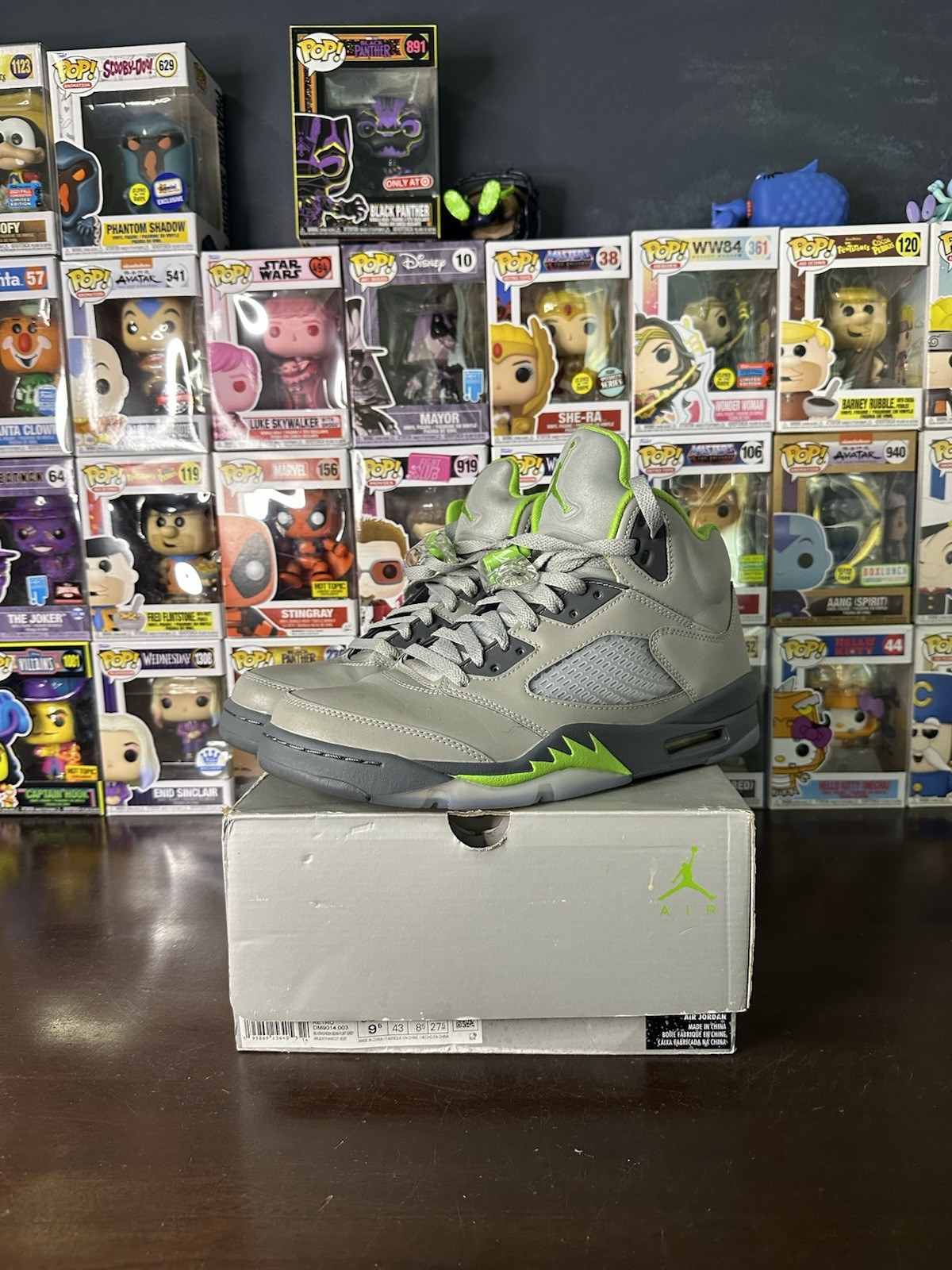 Nike Air Jordan 5 Retro Green Bean Silve Mens Sneakers DM9014-003