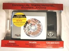 Flip Pal Mobile Scanner Model 100C Portable Flatbed Scanner - Factory Sealed!