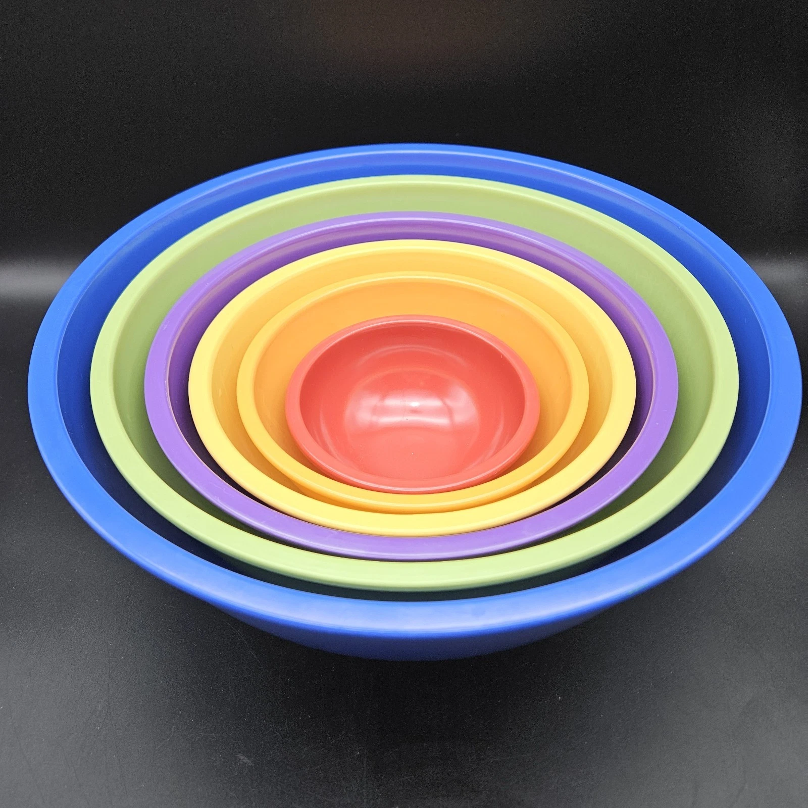 HTF Michael Graves Mixing Bowls Set of 6 Rainbow Target 2010