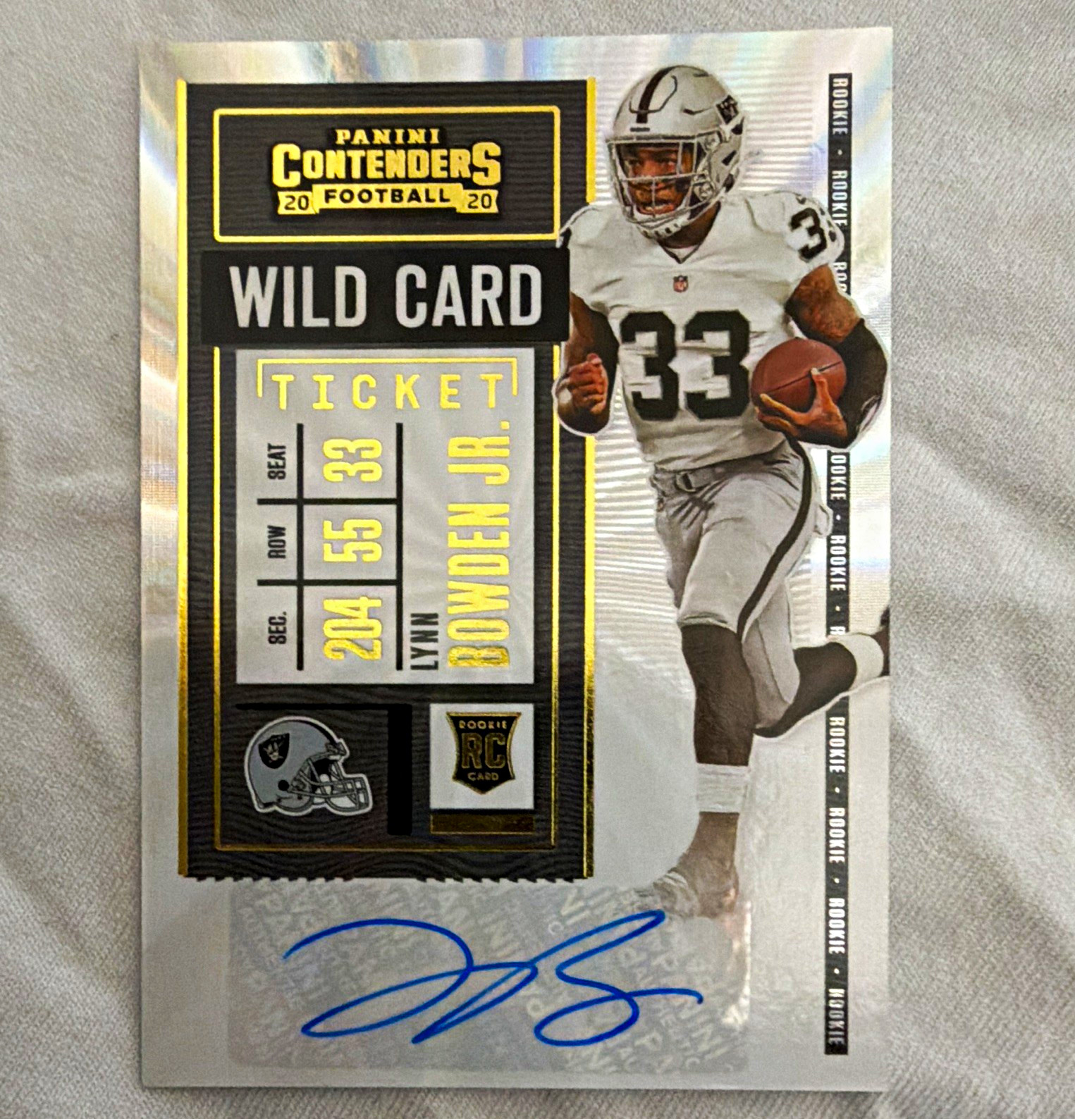 Lynn Bowden Jr. Panini Contenders #129 Base