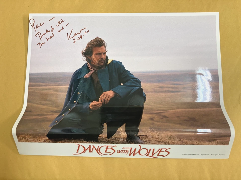 Signed by Kevin Costner—Dances With Wolves Limited Collectors Ed. VHS Box - Image 2 of 4