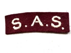 Original WW2 Special Air Service S.A.S. Military Army Cloth Shoulder Title Badge