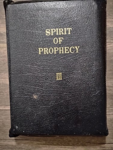 Spirit of Prophecy by Ellen G. White Black Leather Zippered Case 2155 Pages 1969