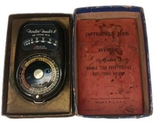 Vintage Weston Master II Exposure Meter Model 735 Photography w Box And Manual