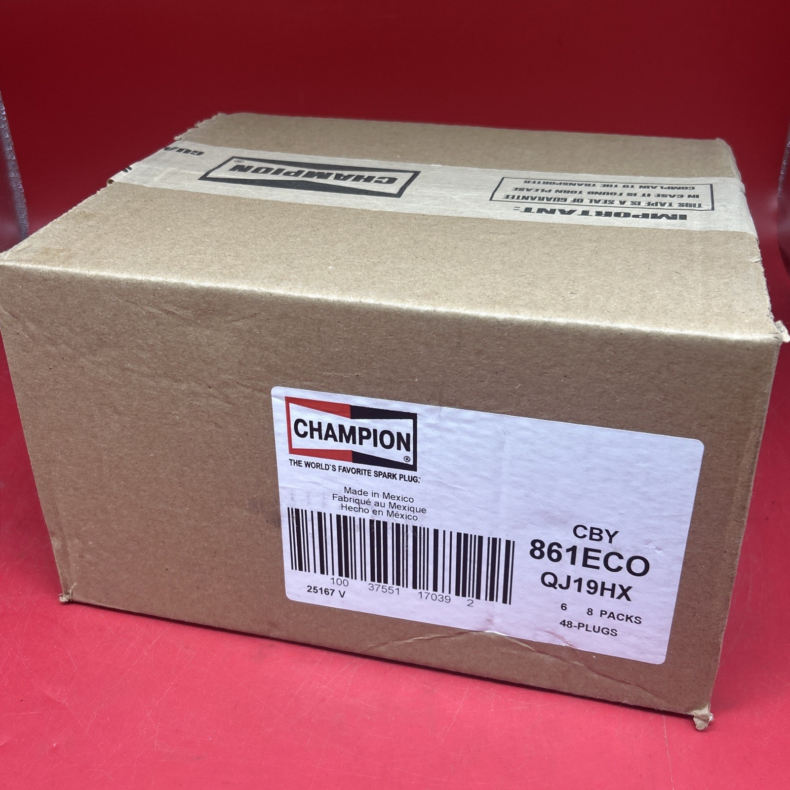 Factory Case Of 48 Champion 861ECO Spark Plugs 48 Plugs