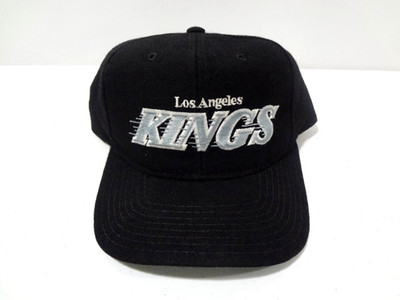 Vintage NHL Los Angeles Kings Motion Snapback Hat 90s Starter