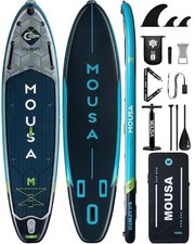 11'6'' 34" Extra Wide Inflatable Stand Up Paddle Board, Stable Long SUP for 2...