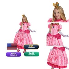 Disguise Princess Peach Elevated Costume Official Nintendo Super Mario Peach