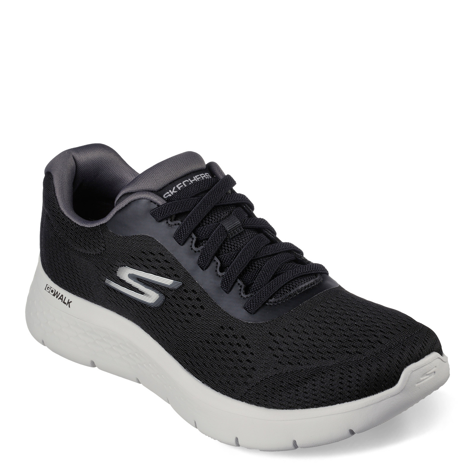 Мужские кроссовки Skechers GO WALK Flex - Прогулочная обувь Remark 216486-BKGY Черно-серая синтетика 14090₽