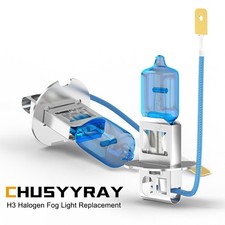 H3 Bright White 5000k 55w 12v Xenon Halogen Headlight 2x Lamp Bulb Fog Light H3 Bright White 5000k 55w 12v Xenon Halogen Headlight 2x Lamp Bulb Fog Light