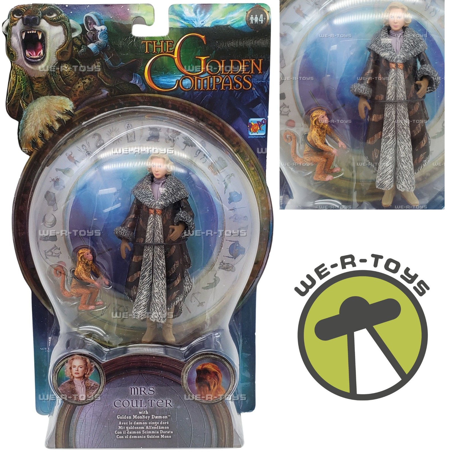 The Golden Compass Mrs Coulter& golden Monkey Figures PopCo Entertainment NRFP