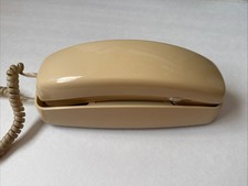 AT T 210 Landline Corded Touch Tone Trimline Wall Desk Vintage Phone Works