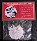 STL Mint Spicy Silver Hot Legs 1 Troy Oz .999 silver Round W/COA LTD 500 Mint