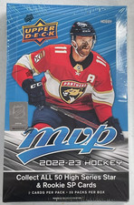 2022-23 NHL UPPER DECK MVP Hockey Factory Sealed Hobby Box 20 Packs