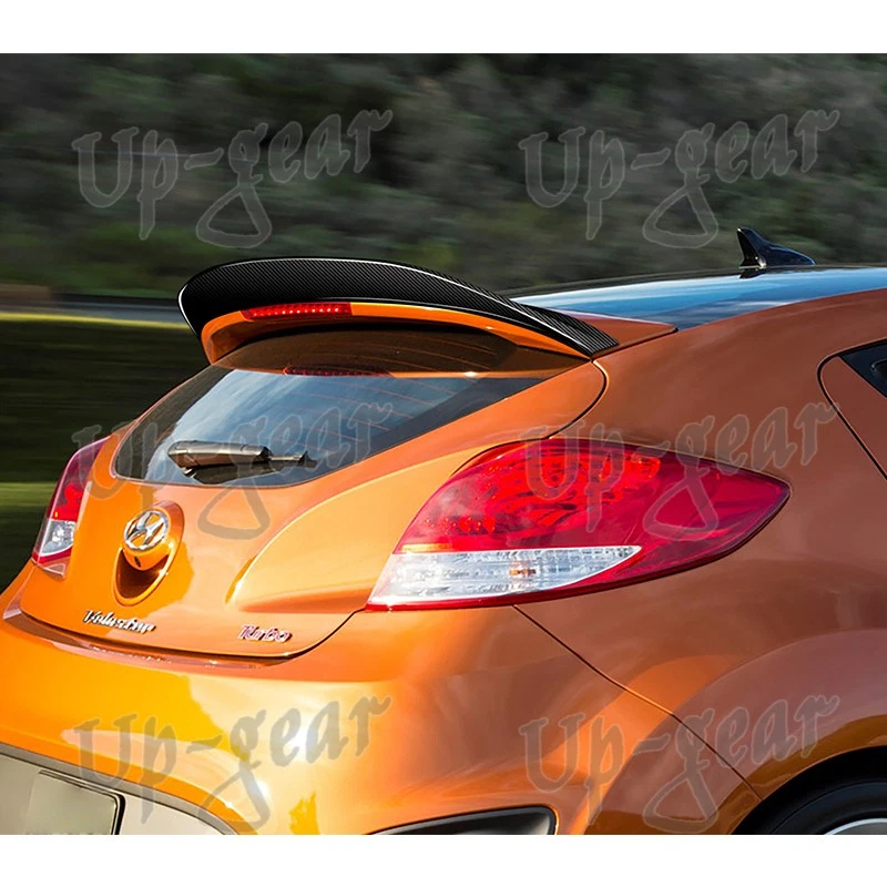 Alerón de techo trasero de fibra de carbono real para Hyundai Veloster Turbo 2013-2017 Foto 2 de 4