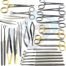 Blepharoplasty Ophthalmic Eye Surgery Instrument Kit with Micro Retractors