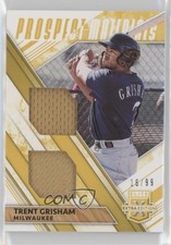 2019 Elite Extra Edition Dual Prospect Materials Gold 16/99 Trent Grisham 3pu