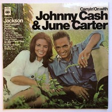 Johnny Cash & June Carter, Carryin’ On, Vinyl LP, CBS 1967, VG+/EX, 1st UK Mono