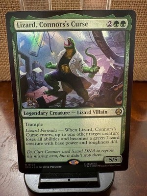 MTG Marvel's Spider-Man Lizard, Connors's Curse - Rare Foil 0106 NM/M+!