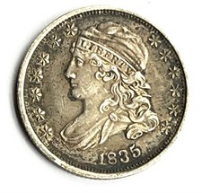 1835 capped bust liberty 10c
