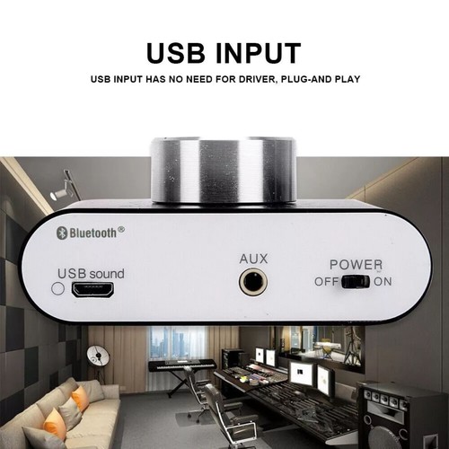 50W+50W 5.0 Mini Bluetooth HiFi Stereo Audio Car Home Digital Power Amplifier - Picture 13 of 15