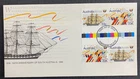1986 150th Anniversary Of South Australia Gutter Block Of 4 FDC First Day Cover