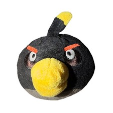 Angry Birds Black Bomb Plush 6    Not For Retail Sale  Tag Commonwealth 2010