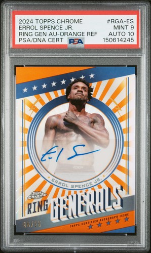Errol Spence Jr. [Orange Refractor] #RGA-ES card
