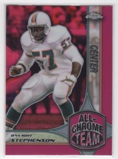 #ACT-7 Dwight Stephenson 2024 Topps Chrome All-Chrome Team Pink Refractor Miami
