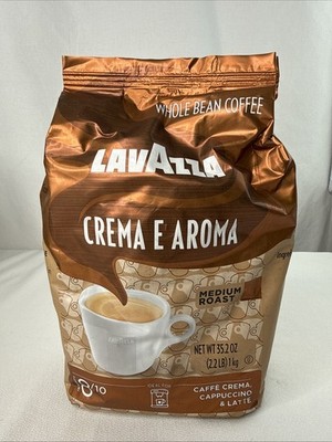 Lavazza Crema E Aroma Whole Bean Coffee Blend, 2.2-Pound Bag BB 4/30/2026