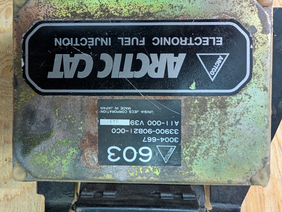 1995-96 Arctic Cat ECU 603 -3004-667 Blue Dot - Image 2 of 3