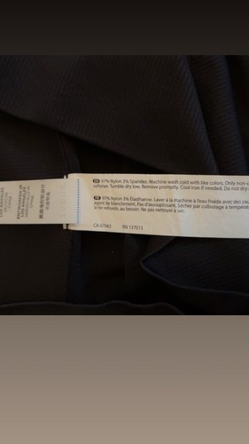 Zobha Women’s Size XS Black Leggings New W/ Tags Perforated Detailing - Picture 7 of 7