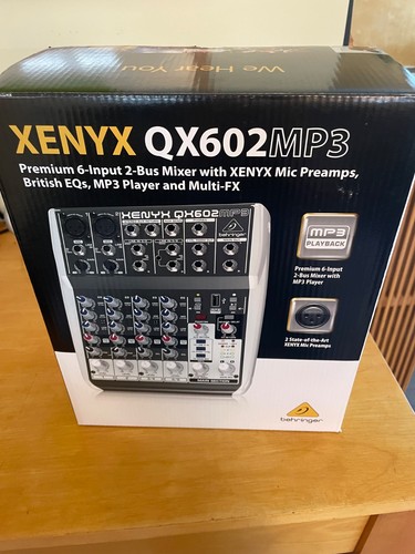 Behringer Xenyx Qx602mp3 Mixer with Usb Mp3 Playback - Picture 2 of 3