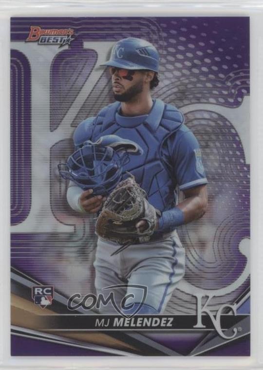 2022 Bowman's Best Purple Refractor /250 MJ Melendez #17 Rookie RC