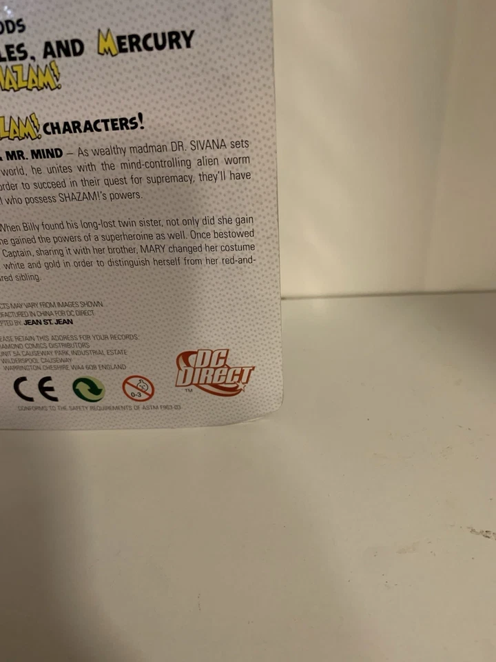 SHAZAM! Figuras de acción Mary Red 7" figura de acción DC Direct Toys (2007) Foto 4 de 4