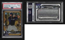 2018 Bowman Chrome Prospects Mega Box Gold Mojo Refractor /50 Sam Hilliard PSA 9