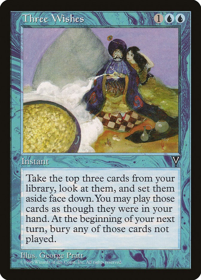 MTG Three Wishes  - Visions #045