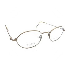 Gucci GG 2623 8GK Bronze Brown Tortoise Oval Eyeglasses Frames 48-19 140 Italy