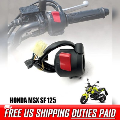 Right Start Stop Switch On/Off Kill Button For Honda Grom MSX 125 MSX SF 2012-20