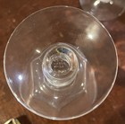 Lenox ANTIQUE Clear CRYSTAL  5 1/4” WINE GOBLETS Glasses Set Of 4 — photo 5