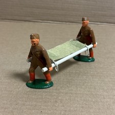VINTAGE BARCLAY Lead Stretcher and Stretcher Bearers - Lot of 3 - skuGC