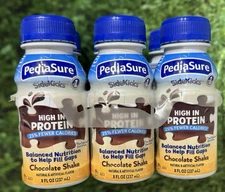 PediaSure 7g Protein, Chocolate, 8-fl-oz Btl 24 Shakes, Exp: 02/26