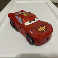 Disney Pixar Cars Gear Up 'n' Go Lightning McQueen 2015 CAR ONLY INCOMPLETE 
