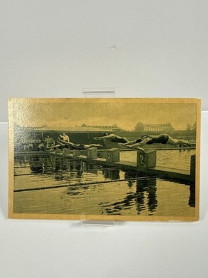 1930 Echte Wagner Sport II 6 Schwimmsport Vintage Swimming Amsterdam Olympic