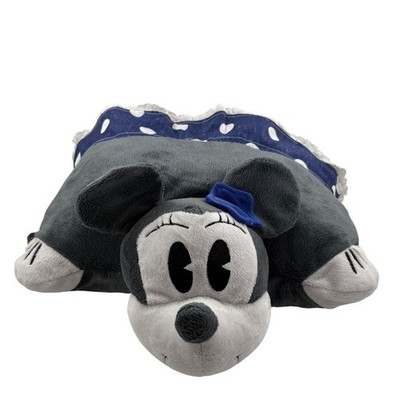Disney Pillow Pets Denim Minnie Mouse 17'' Plush Retro/Classic Heritage Colab