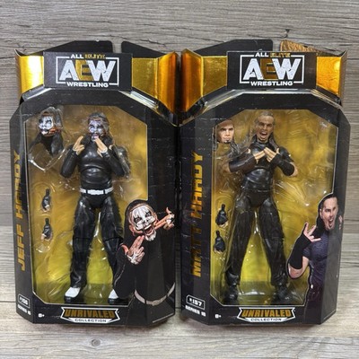 AEW UNRIVALED Collection Series 16 #157 MATT HARDY & #156 JEFF HARDY Figures