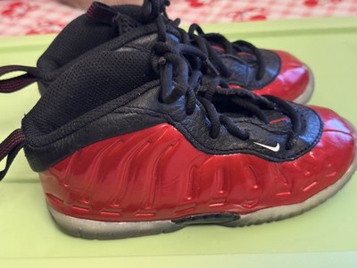 Nike Air Foamposite One DZ2545-600 Varsity Red-Black Kids Size 9C No Box 