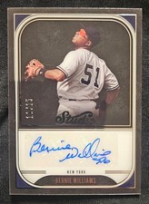 2023 Panini Chronicles Studio Black Signatures Bernie Williams #SBS-26/15 (AU)